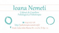 Cabinet de consiliere psihologica si psihoterapie Ioana Nemeti-Pasca