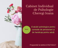 Cheregi Ioana - Cabinet Individual de Psihologie