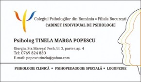 Popescu Tinela Marga - Cabinet Individual de Psihologie