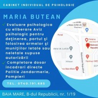 Butean Maria - Cabinet individual de psihologie