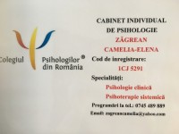 Cabinet Individual de Psihologie Camelia Elena Zagrean