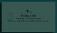 Stoinel Teodora Cabinet Individual de Psihologie Stoinel Teodora Cabinet Individual de Psihologie