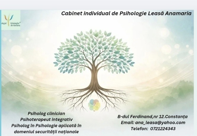 Cabinet individual de psihologie Leasă Anamaria