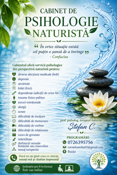 Cabinet de psihologie naturistă