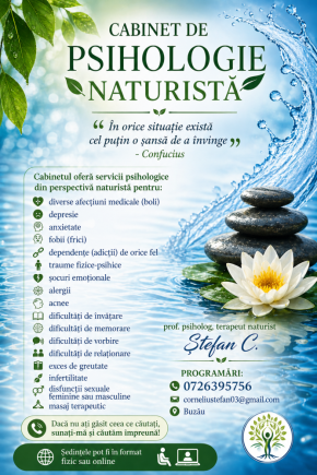 Cabinet de psihologie naturistă
