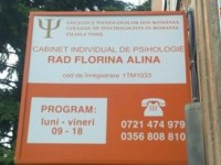 Cabinet individual de psihologie Rad Florina Alina